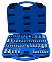 ZESTAW NASADEK TORX/E-TORX/TORX PLUS 60 SZT SATRA S-ST60B