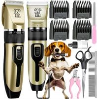 MASZYNKA DO STRZYŻENIA PSÓW PSA KOTA ZWIERZĄT ZESTAW CICHA PROFESJONALNA