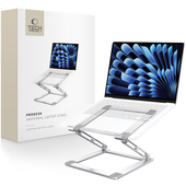 tech-protect uls400 prodesk universal laptop stand silver