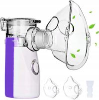 PRZENOŚNY INHALATOR NEBULIZATOR DLA DZIECI DOROSŁYCH 10 ML DO DOMU PODRÓŻY