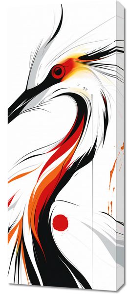 Obraz 40x100cm Bocian zdjęcie 1