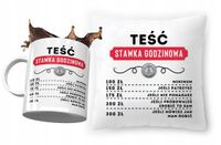 Zestaw Dla Teścia Poduszka + Kubek Prezent Z Nadrukiem Ze Zdjęciem