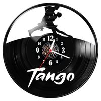 Zegar ścienny z płyty winylowej Tango 971.14