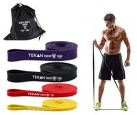 GUMY DO ĆWICZEŃ 4 TAŚMY OPOROWE POWER BAND + ETUI