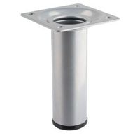 Noga meblowa BERTA 10x3cm metalowa srebrna fra