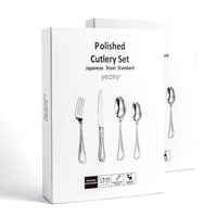 Zestaw sztućców srebrnych 48 szt Japońska stal 18/10 SUS304 Połysk
