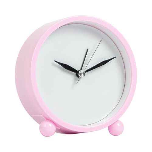 Budzik do sublimacji - różowy zdjęcie 2