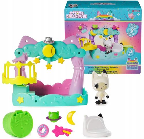 KOCI DOMEK GABI ZESTAW BALKONIK KICIUSIA PANDUSIA OBSERWATORIUM + AKCESORIA na Arena.pl