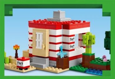 21275 - lego minecraft - dom tnt w dżungli na Arena.pl