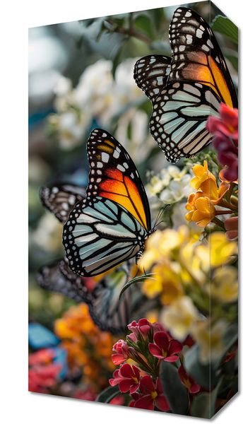 Obraz 20x40cm Motyle Na Łące zdjęcie 1