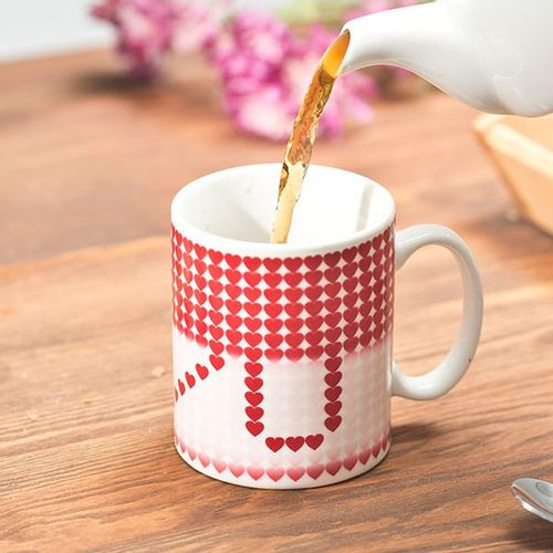 Magiczny Kubek - Serduszka z Napisem "I LOVE U" na Arena.pl