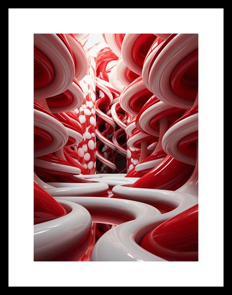 Plakat 20,5x28,4cm Czerwone Wiry zdjęcie 3