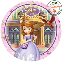 Opłatek na tort Princess Księżniczka