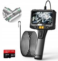ENDOSKOP INSKAM S10 RUCHOMA OBROTOWA GŁOWICA 360° 5″ FULL HD 2MP 3,9mm 1m