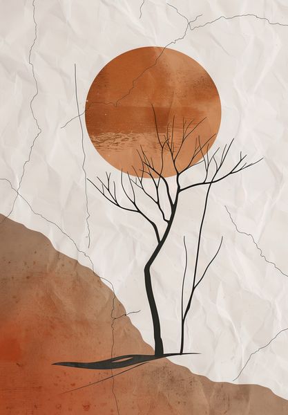 Plakat 68x98cm Surowość Pustyni zdjęcie 1