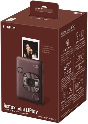 Aparat FUJIFILM Instax mini LiPlay Brązowy na Arena.pl