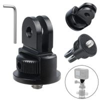 Adapter Statywowy 1/4" do Kamer Sportowych typu GoPro Aluminium Czarny