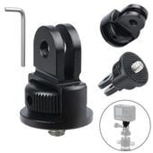 Adapter Statywowy 1/4" do Kamer Sportowych typu GoPro Aluminium Czarny