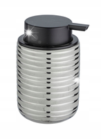 DOZOWNIK DO MYDŁA VILALBA ceramiczny srebrny 280ml