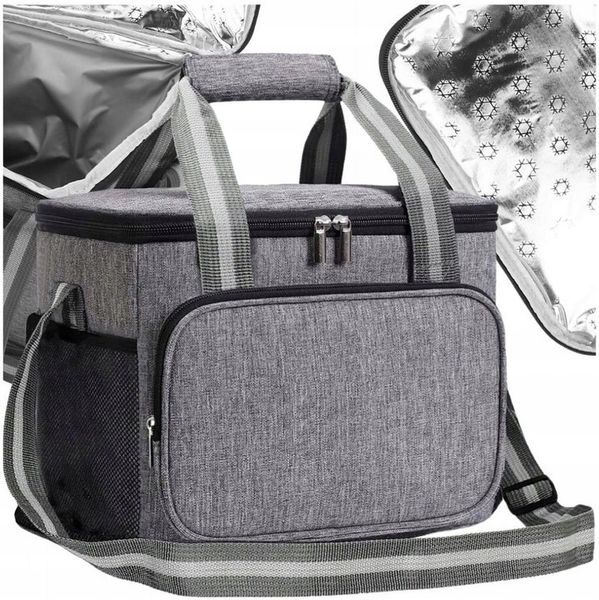 Torba Termiczna ŚNIADANIOWA duża na śniadanie jedzenie napoje LUNCH BOX zdjęcie 1