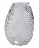 WAZON EDDY szklany przezroczysty wys. 25cm