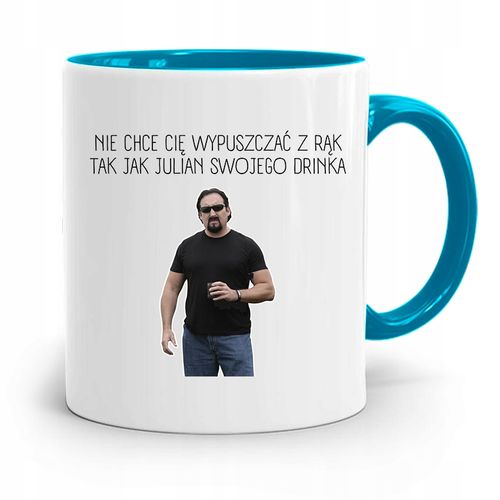 Kubek Błękitny Chłopaka Nie Chce Cię Wypuszczać Z Nadrukiem Ze Zdjęciem na Arena.pl