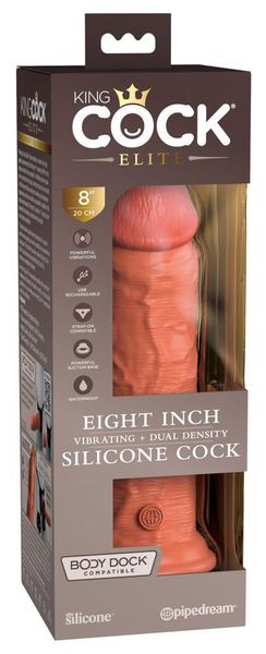 Kce 8 Dd Vibrating Cock Tan zdjęcie 1