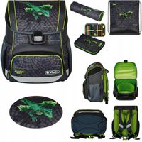 Zestaw tornister plecak szkolny Loop Plus Dragon Quest smok 6-9lat HERLITZ