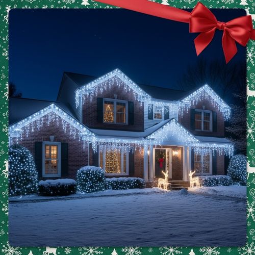 SOPLE LED 300 LAMPKI ZIMNE WISZĄCE 13,5M ZEWNĘTRZNE WEWNĘTRZNE EFEKT FLASH na Arena.pl