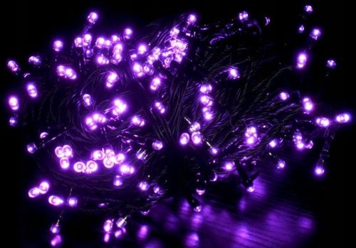 LAMPKI CHOINKOWE 500 LED FIOLETOWE 38M ŚWIATEŁKA NA CHOINKĘ LED ZEWNĘTRZNE na Arena.pl