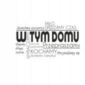 samoprzylepna NAKLEJKA NAPISY CYTATY na ścianę