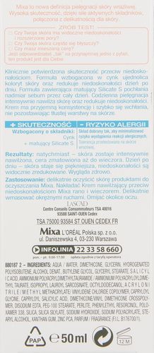 MIXA KREM DO TWARZY NAWILŻAJĄCY PRZECIW NIEDOSKONAŁOŚCIOM 50 ML na Arena.pl