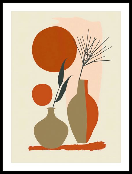Plakat 40x55cm Wazy w Czerwieni zdjęcie 3