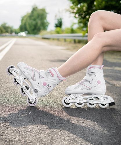 Rolki Regulowane RAVEN Pulse White/Pink 37-40 na Arena.pl