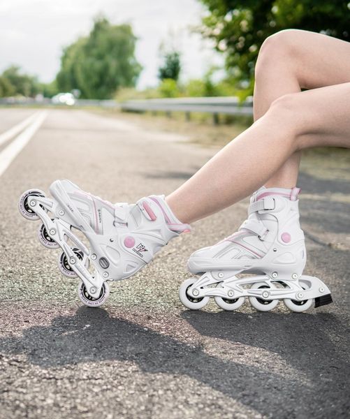Rolki Regulowane RAVEN Pulse White/Pink 37-40 zdjęcie 4