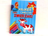Koloruje i naklejam - zwierzaki 2 60259 58.11.13.