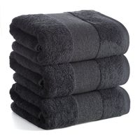 Ręcznik do rąk ZOJA 30x50 cm czarny bawełniany frotte 500 g/m²