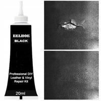 RENOWACJA SKÓRA W PŁYNIE NAPRAWA SKÓRY PŁYNNA SKÓRA ŻEL CZARNA SZPACHLA