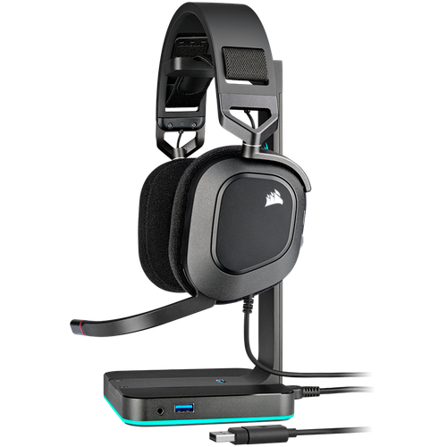 corsair hs80 rgb usb headset, carbon - eu na Arena.pl