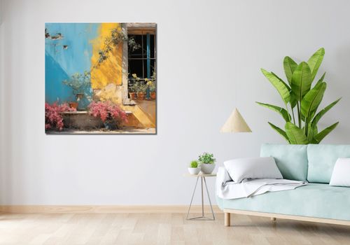 Obraz 100x100cm Słoneczna Ulica na Arena.pl