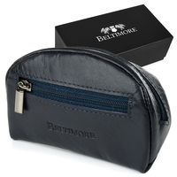 Granatowe Etui Na Klucze Ze Skóry Naturalnej Beltimore G85