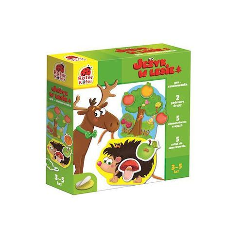 Gra Edukacyjna Planszowa Roter Kafer Jeżyk W Lesie Dla Dzieci Rk1280-05 na Arena.pl