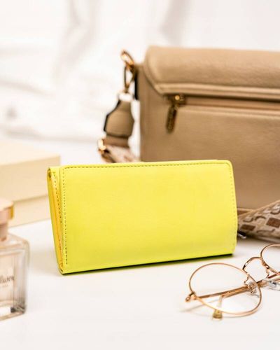 portfel damski średnich rozmiarów ze skóry ekologicznej - 4u cavaldi na Arena.pl