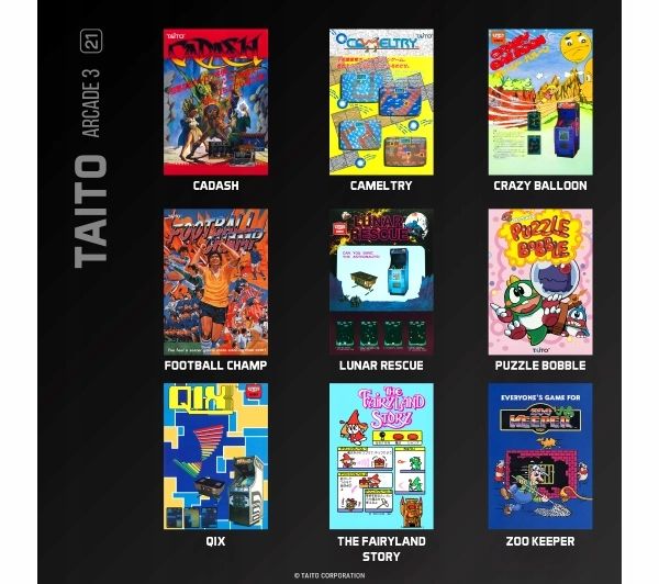 Gra Evercade EVERCADE Taito Arcade 3 zdjęcie 5
