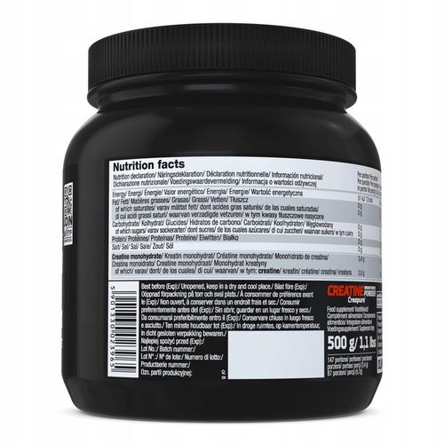 OLIMP KREATYNA CREATINE MONOHYDRATE Powder CREAPURE 500g SIŁA ANABOL na Arena.pl