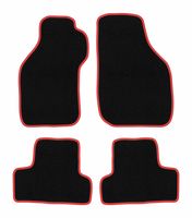 Dywaniki welurowe CARLUX-RED do Mitsubishi Eclipse III Coupe czarne