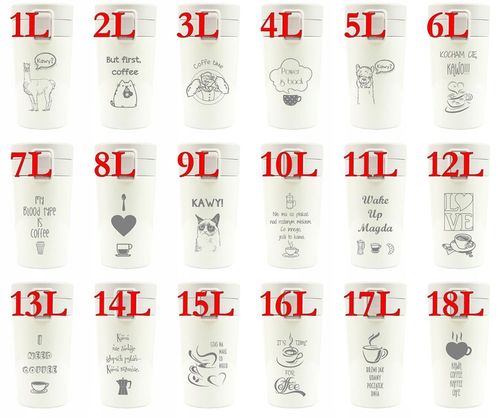 Kubek termiczny 300 ml prezent dla przyjaciółki TERMOS bidon +TWÓJ GRAWER na Arena.pl