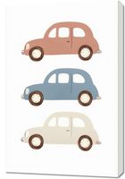 Obraz 60x90cm Wzory dla Dzieci, Chłopca Do Pokoju - Autka