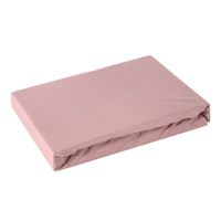 Prześcieradło jersey z gumką  180x200 Design91 pudrowy róż
