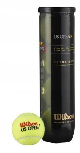 Piłki tenisowe Wilson US Open komplet 4szt tenis ziemny na Arena.pl